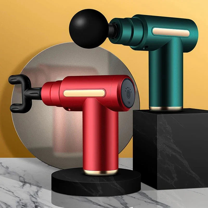 Fascial Massage Gun Electric Percussion Pistol Massager Body Neck Back Deep Tissue Muscle Relaxation Fitness Tool For Shoulder